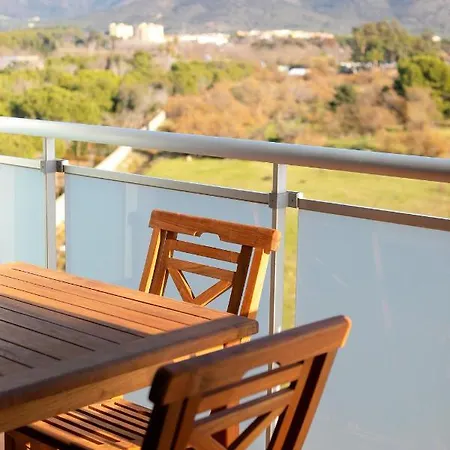 Magnifico Apartamento Cerca De La Playa Con Piscina - Roses Exterior foto